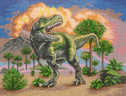 Кристальная (алмазная) мозаика ФРЕЯ ALVR-225 Тираннозавр