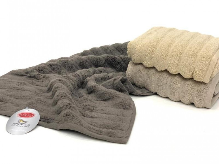 Набор полотенец махровых хлопковых KARVEN MICRO COTTON PREMIUM HS977 EZGI-1 90х150 (3шт)