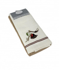 Набор кухонных полотенец хлопковых KARVEN HM770 ASKILI MUTFAK bej-krem V5 40х60 (2шт)