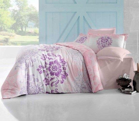 Постельное белье ALTINBASAK ILMA розовое евро