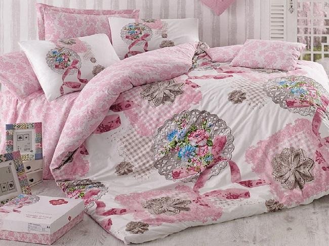 Постельное белье из ранфорса COTTON BOX VAR-08 50х70 (2шт) евро