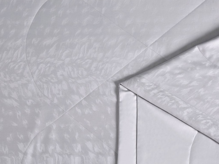 Постельное белье с летними одеялами из хлопкового жаккарда ASABELLA Благородная сталь 50х70 (2шт) семейное