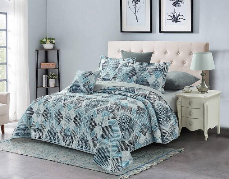 Покрывало с наволочками тонкое из полисатина TANGO LAFAYETTE MF-84 240х260