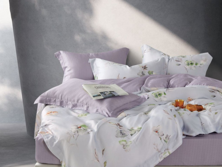 Постельное белье из тенсела ASABELLA 2013-6 50х70 (2шт) и 70х70 (2шт) евро