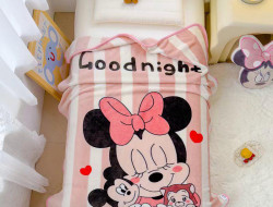 Плед детский из микрофибры TANGO МИННИ МАУС ФЛАНЕЛЕВЫЙ 100х140