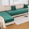 Набор накидок на диван из микрофибры TANGO SOFA зеленый 90х160 (2шт)