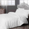 Постельное белье из LUX жаккарда TAC JAKAR BRINLEY белое евро