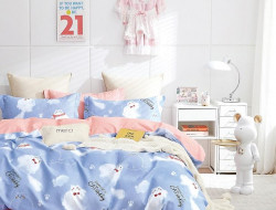 Постельное белье двухстороннее из твила TANGO TPIG-1682 50х70 (2шт), 70х70 (2шт) евро