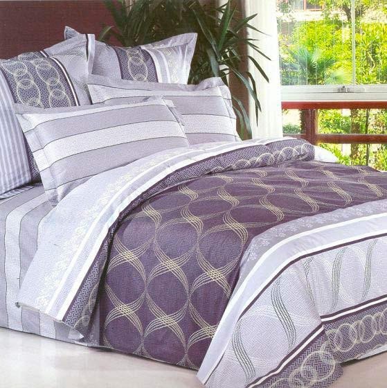 Постельное белье из сатина печатного САЙЛИД B-101 семейное