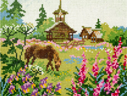 Кристальная (алмазная) мозаика ФРЕЯ ALVR-226 Северное лето