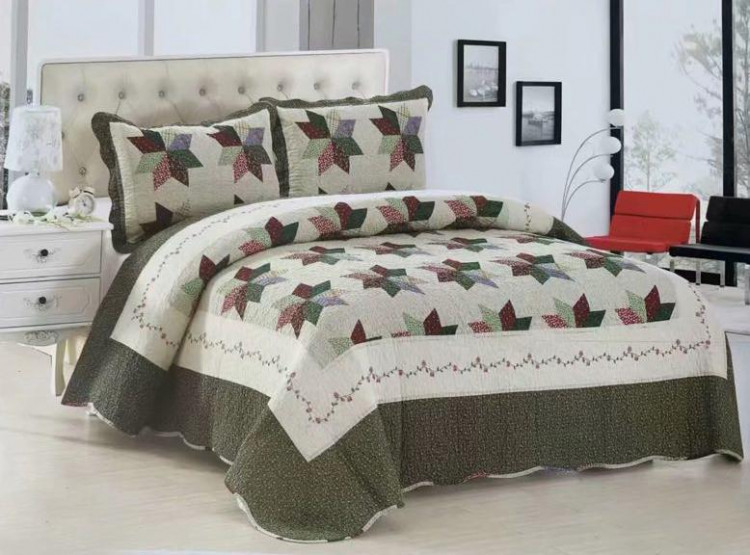 Покрывало хлопковое с наволочками TANGO PATCHWORK PW-164 230х250