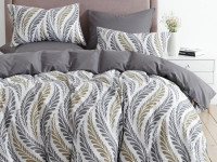 Постельное белье двухстороннее из твил-сатина SAILID BP-176-4 семейное