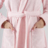 Халат женский хлопковый махровый KARNA NORA розовый M