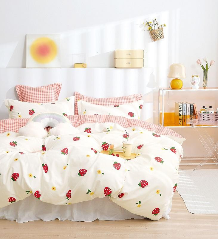 Постельное белье двухстороннее из твила TANGO TPIG-1681 50х70 (2шт), 70х70 (2шт) евро