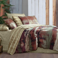 Постельное белье из фланели SAREV MONDRIAN BEJ евро