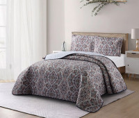 Покрывало с наволочками тонкое из полисатина TANGO LAFAYETTE моцарт 220х240