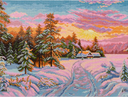 Кристальная (алмазная) мозаика ФРЕЯ ALVR-229 Домик на опушке