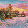 Кристальная (алмазная) мозаика ФРЕЯ ALVR-229 Домик на опушке