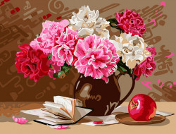 Набор для раскрашивания по номерам ФРЕЯ PNB/R2 №20 Цветочная поэзия 40х30 см