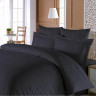 Постельное белье из хлопкового жаккарда KARVEN N301 SARMASIK ANTRASIT 50х70 (2шт), 70х70 (2шт) евро