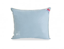Подушка пуховая Легкие Сны КАМЕЛИЯ голубая 38х60 средняя