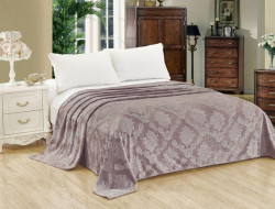 Плед однотонный из микрофибры с тиснением АЛЬВИТЕК ВЕНЕЦИЯ 096-pv 150х200