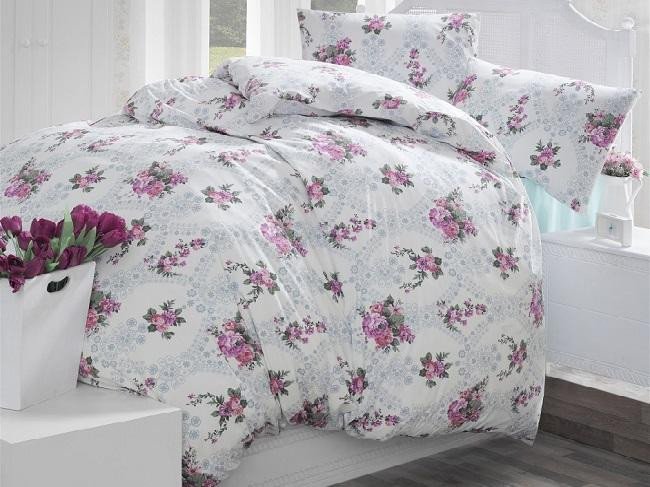 Постельное белье ALTINBASAK RANFORCE ARNES розовое 50х70 евро