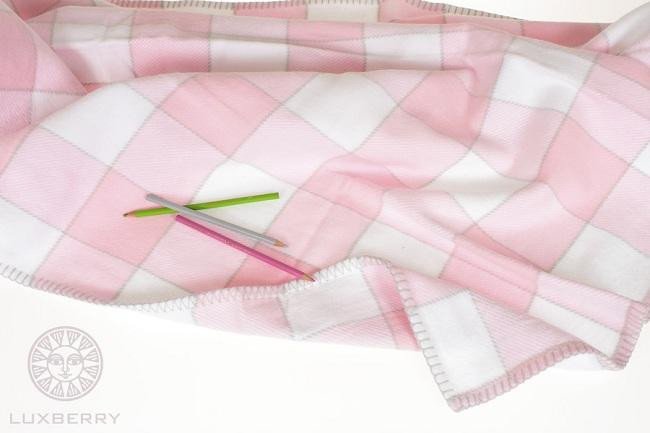 Плед детский LUXBERRY VANESSA розовый 100х150