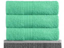 Полотенце махровое BAYRAMALY светло-зеленое 40х70