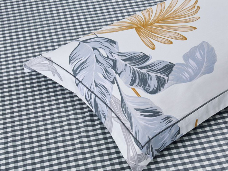 Простыня из сатина с наволочками 50х70 (2шт) ASABELLA 1734-3PS 180х245