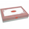 Постельное белье из сатина де люкс KARVEN N044 STRIPE STYLE WHITE 50х70 (2шт), 70х70 (2шт) евро