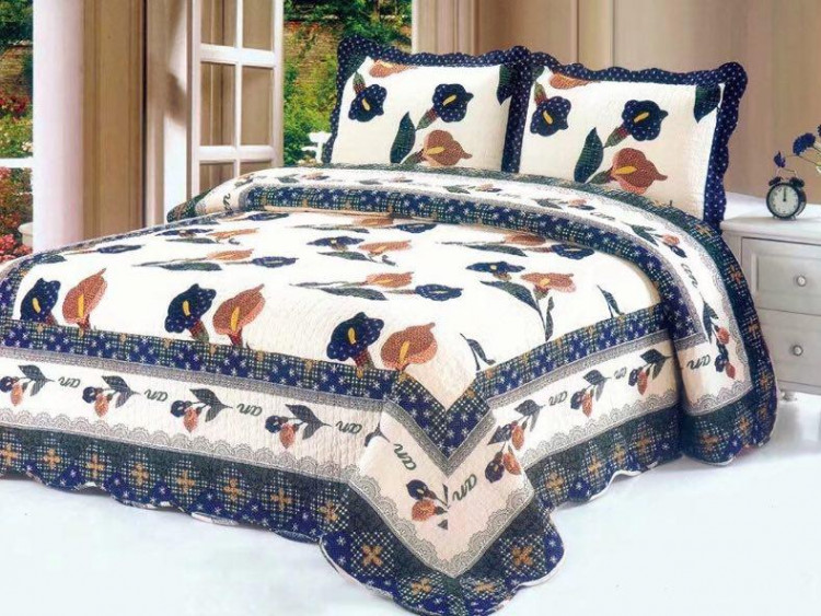 Покрывало хлопковое с наволочками TANGO PATCHWORK PW-161 230х250