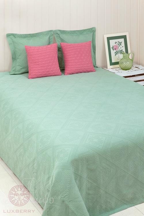 Покрывало LUXBERRY LANA зеленое 150х220