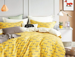 Постельное белье из сатина TANGO лисы 50х70 (2шт) 2-спальное