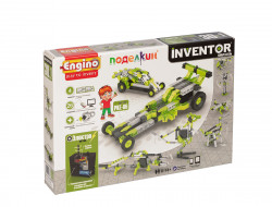 Конструктор пластиковый ПОДЕЛКИН &amp; ENGINO PKE-06 30 моделей/с мотором 121 элемент