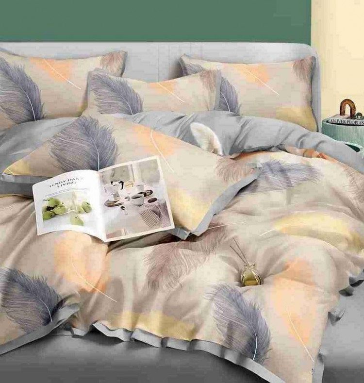 Постельное белье из сатина АЛЬВИТЕК перья семейное