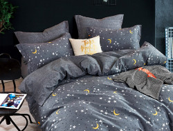 Постельное белье из сатина TANGO звездное небо 70х70 (2шт) 1,5-спальное