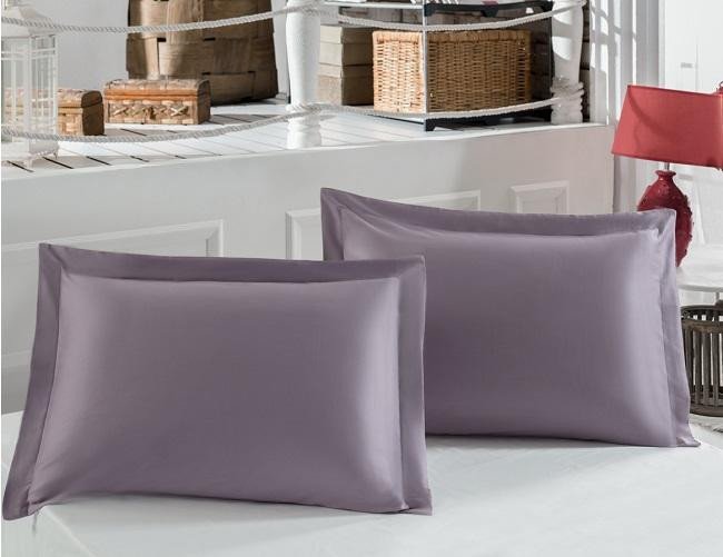 Комплект наволочек KARNA SERVAN сиреневый 50х70 (2шт)