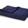 Плед вязанный хлопковый CASUAL AVENUE ALLAN navy 130х170