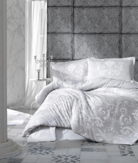 Постельное белье из ранфорса KARVEN N023 ALONE GREY V-1 50х70 (2шт), 70х70 (2шт) евро