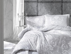 Постельное белье из ранфорса KARVEN N023 ALONE GREY V-1 50х70 (2шт), 70х70 (2шт) евро