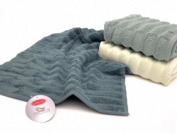 Набор полотенец махровых хлопковых KARVEN MICRO COTTON PREMIUM HS998 EZGI-6 90х150 (3шт)