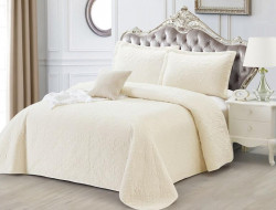 Покрывало с наволочками тонкое велюровое TANGO CASABLANCA CAS-31 230х250