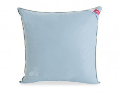 Подушка пуховая Легкие Сны КАМЕЛИЯ голубая 68х68 средняя