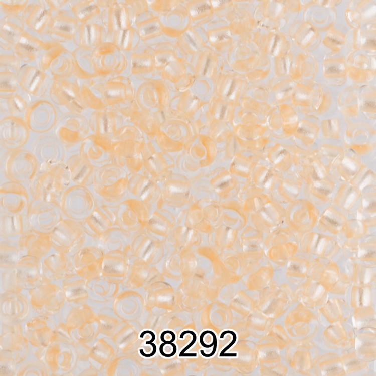 Бисер PRECIOSA (Чехия) круглый 5 10/0 2.3 мм 500 гр 38292 (Ф366) светло-оранжевый