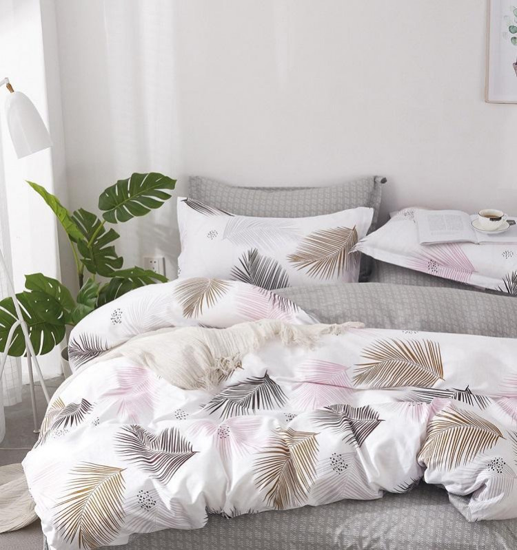 Постельное белье двухстороннее из твила TANGO депальма 70х70 (2шт) семейное