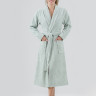 Халат женский хлопковый махровый KARNA NORA ментол XL