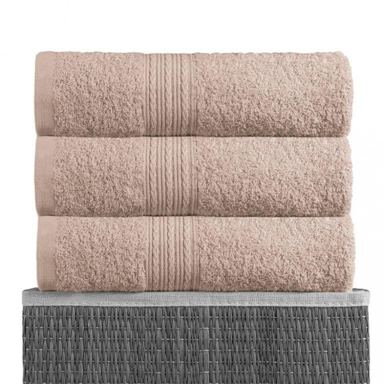 Полотенце махровое BAYRAMALY светло-серое 40х70