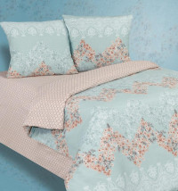 Постельное белье из поплина двухстороннее АЛЬВИТЕК ПА-3-749 евро