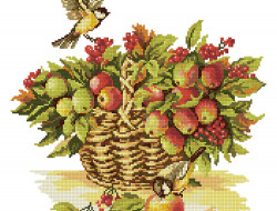 Кристальная (алмазная) мозаика ФРЕЯ ALVR-133 Дары лета 40 х 40 см